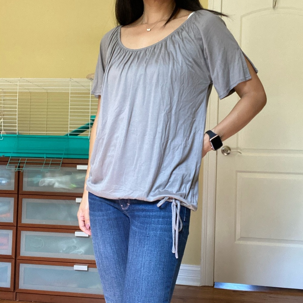 Gap Brown Top Sz S